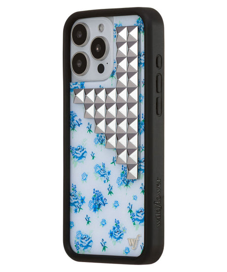 Forget Me Not Floral Stud iPhone Case