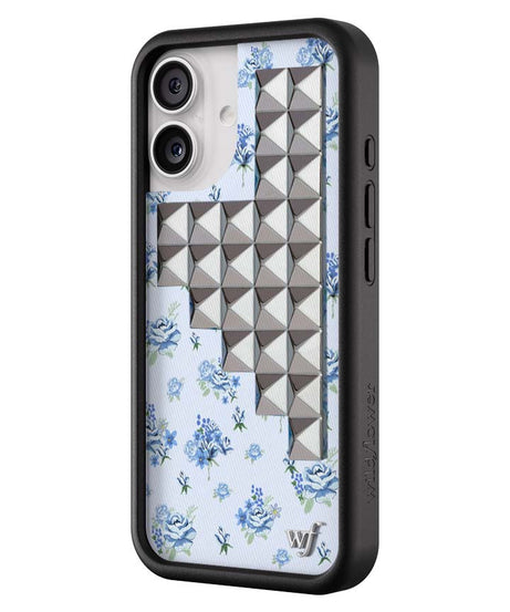 Forget Me Not Floral Stud iPhone Case
