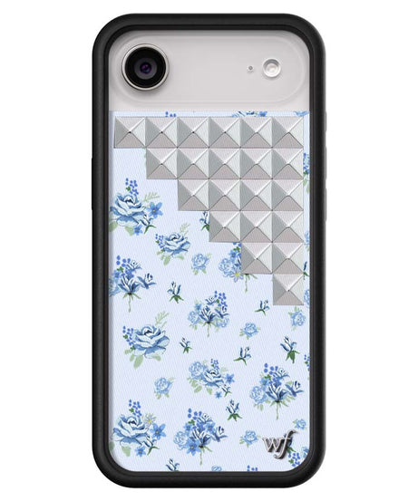 Forget Me Not Floral Stud iPhone Case