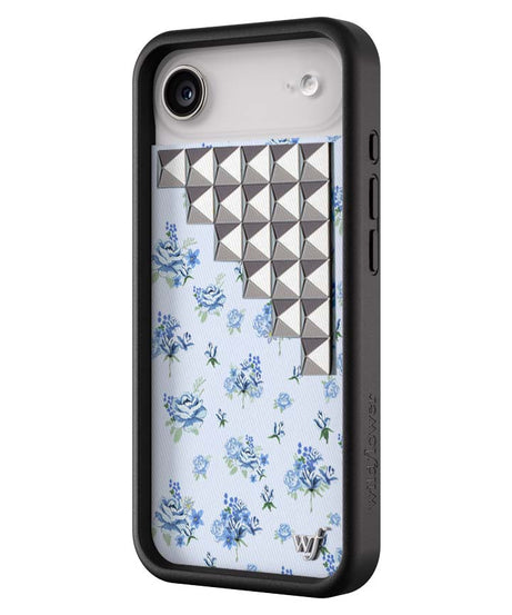 Forget Me Not Floral Stud iPhone Case