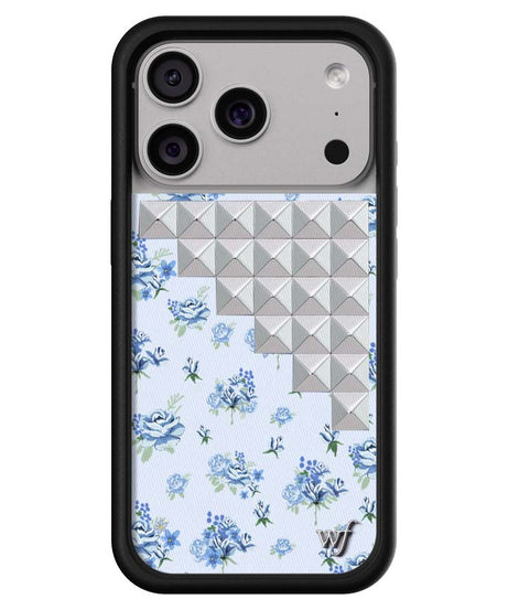 Forget Me Not Floral Stud iPhone Case