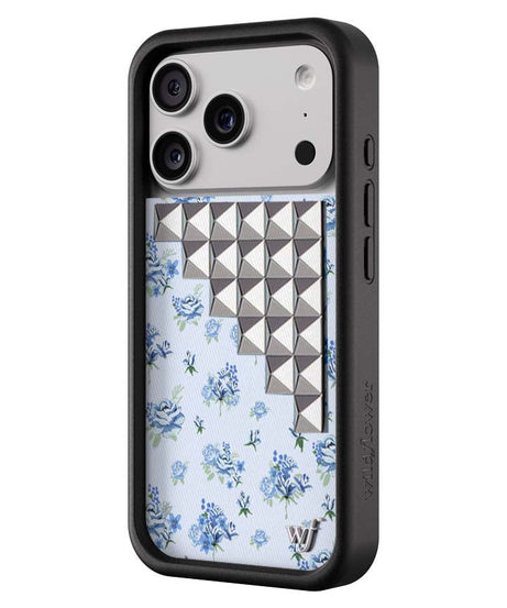 Forget Me Not Floral Stud iPhone Case