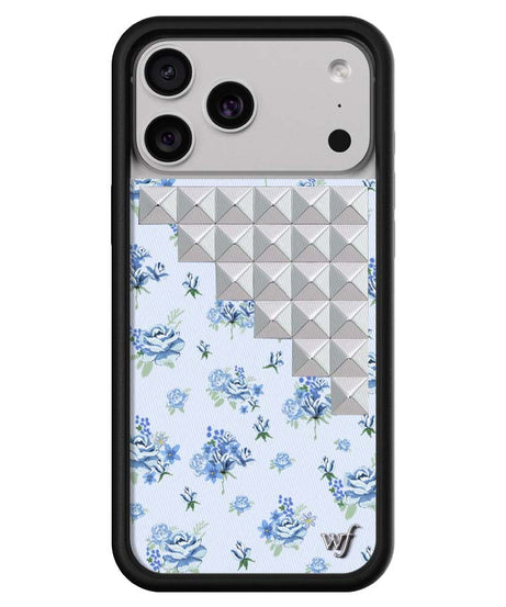 Forget Me Not Floral Stud iPhone Case
