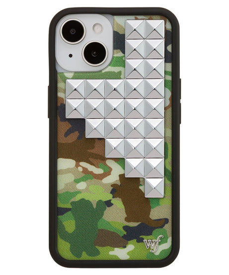 Cat Camo Stud iPhone Case