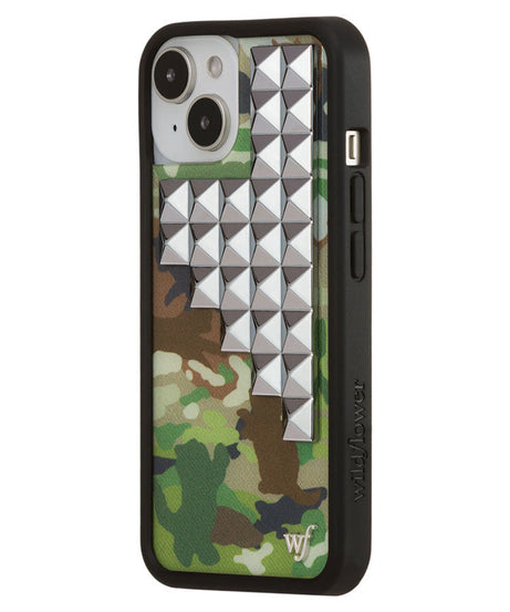Cat Camo Stud iPhone Case