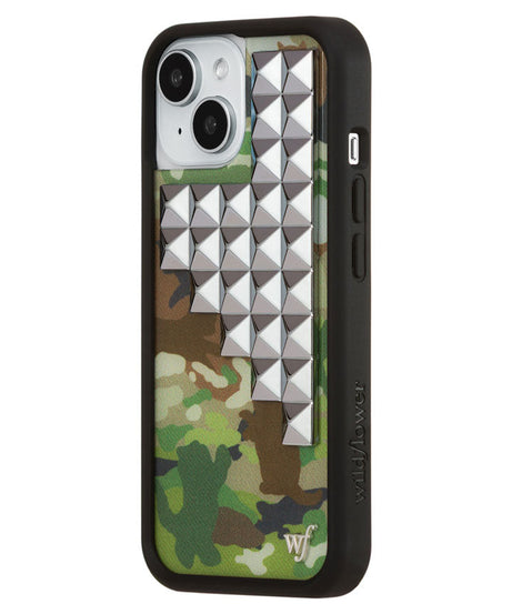 Cat Camo Stud iPhone Case