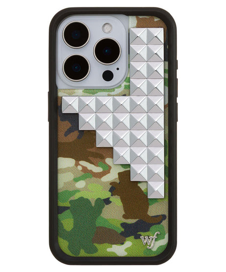 Cat Camo Stud iPhone Case