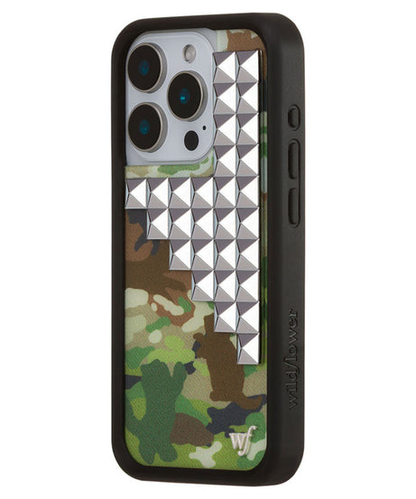 Cat Camo Stud iPhone Case