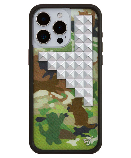 Cat Camo Stud iPhone Case