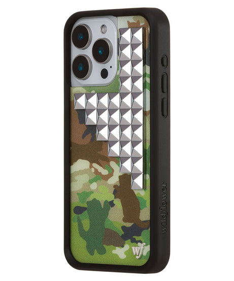 Cat Camo Stud iPhone Case