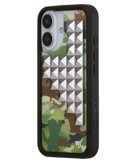 Cat Camo Stud iPhone Case