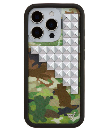 Cat Camo Stud iPhone Case