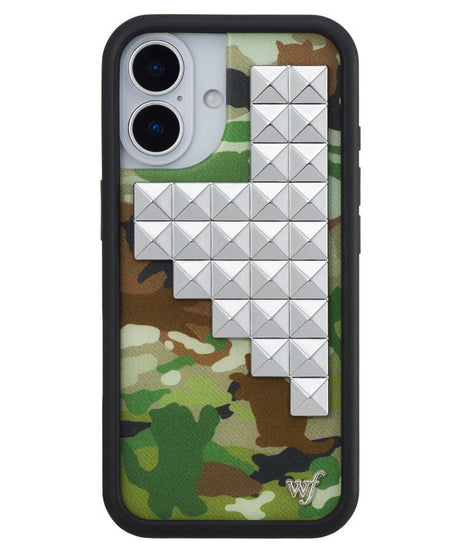 Cat Camo Stud iPhone Case