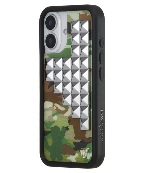 Cat Camo Stud iPhone Case