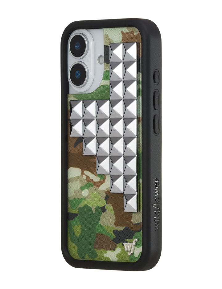 Cat Camo Stud iPhone Case