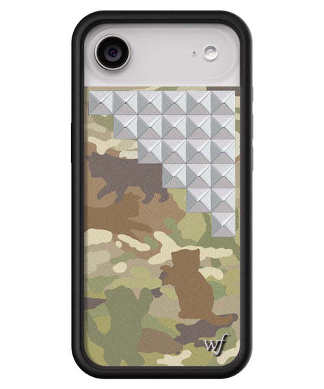Cat Camo Stud iPhone Case