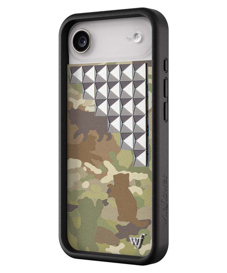Cat Camo Stud iPhone Case