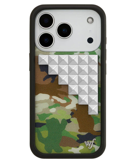 Cat Camo Stud iPhone Case