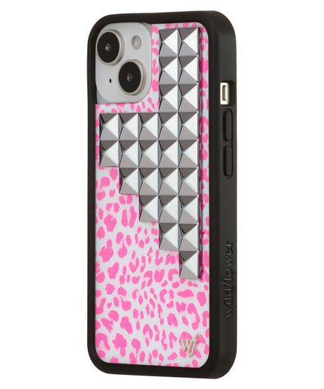 Pink Meow Stud iPhone Case