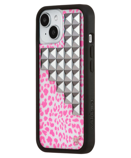 Pink Meow Stud iPhone Case