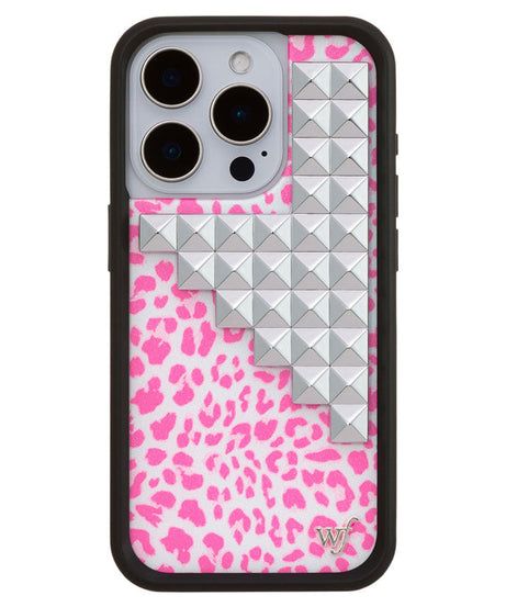 Pink Meow Stud iPhone Case
