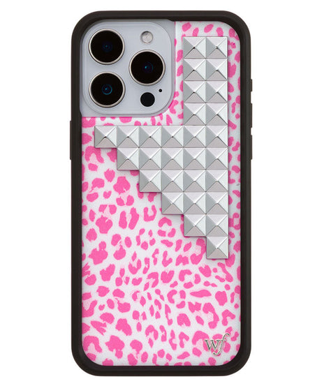 Pink Meow Stud iPhone Case
