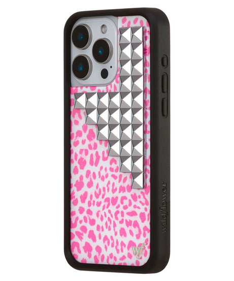 Pink Meow Stud iPhone Case