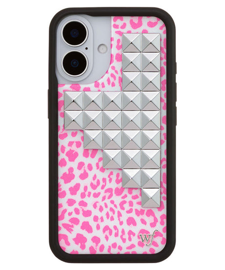 Pink Meow Stud iPhone Case