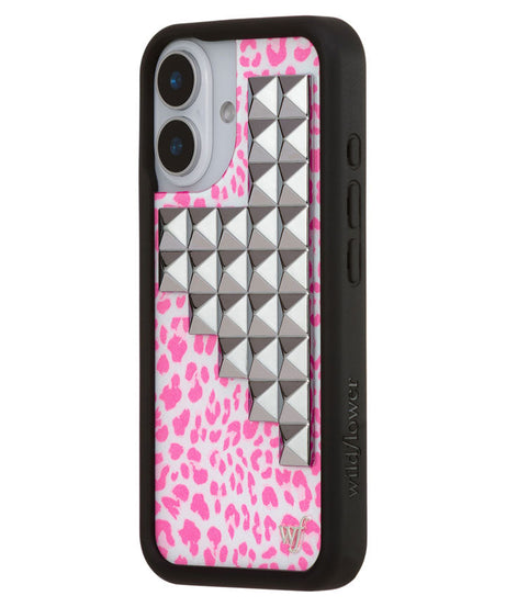 Pink Meow Stud iPhone Case
