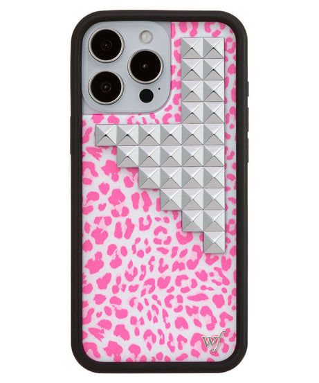 Pink Meow Stud iPhone Case