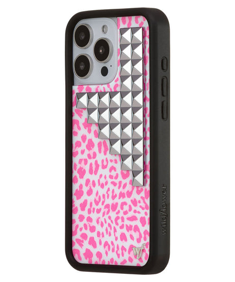 Pink Meow Stud iPhone Case
