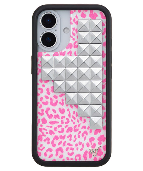 Pink Meow Stud iPhone Case