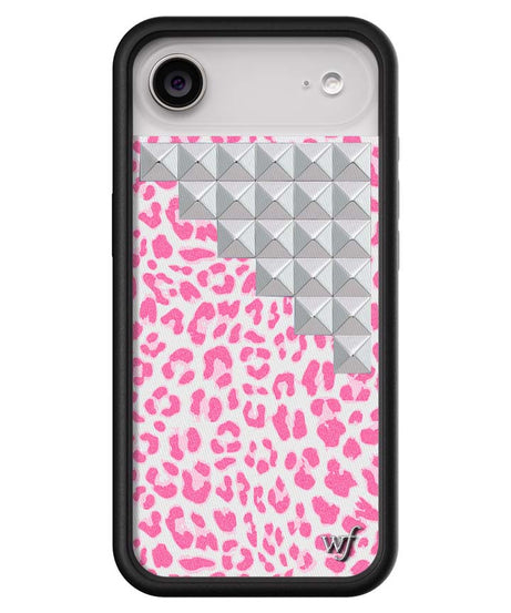 Pink Meow Stud iPhone Case