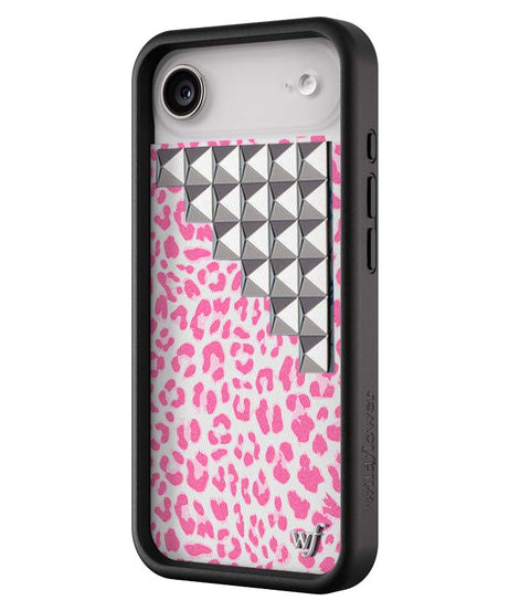 Pink Meow Stud iPhone Case