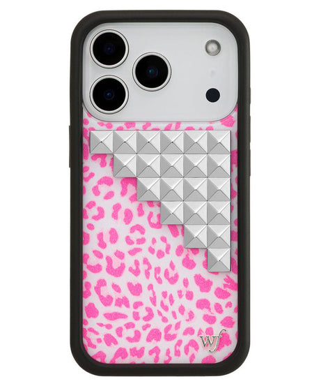 Pink Meow Stud iPhone Case