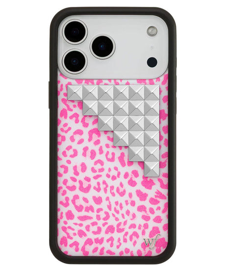 Pink Meow Stud iPhone Case