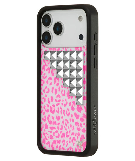 Pink Meow Stud iPhone Case