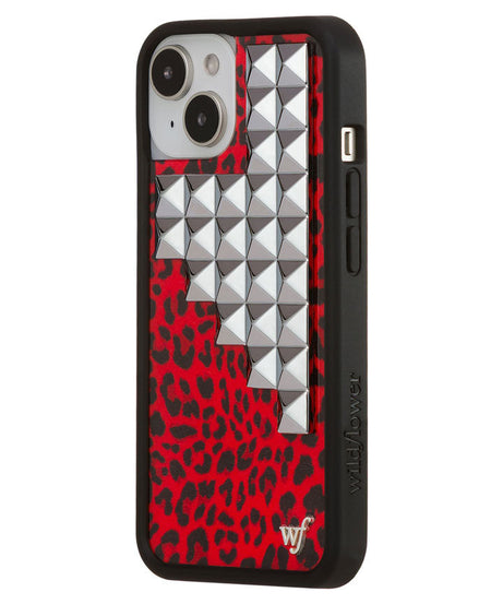 Red Meow Stud iPhone Case