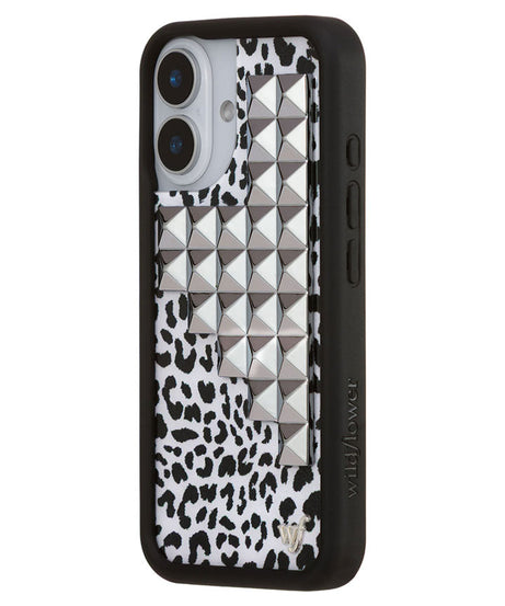 Snow Meow Stud iPhone Case