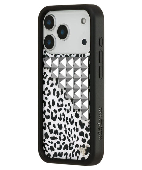 Snow Meow Stud iPhone Case