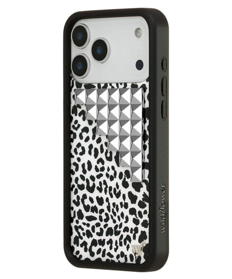 Snow Meow Stud iPhone Case