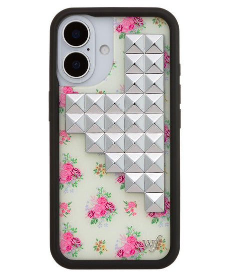 Vintage Floral Stud iPhone Case