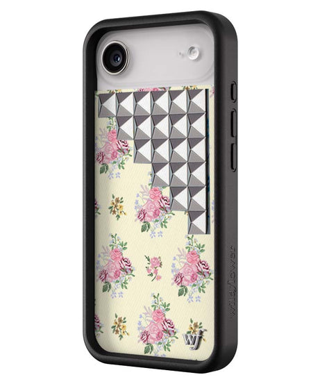 Vintage Floral Stud iPhone Case