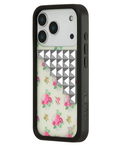Vintage Floral Stud iPhone Case