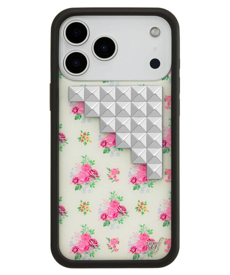 Vintage Floral Stud iPhone Case