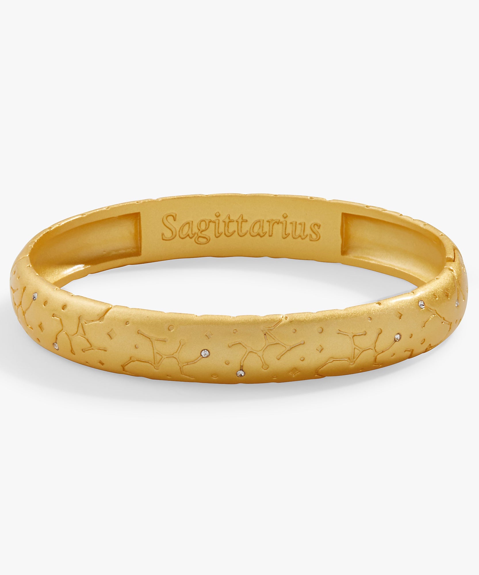 Sagittarius Zodiac Hinge Bangle