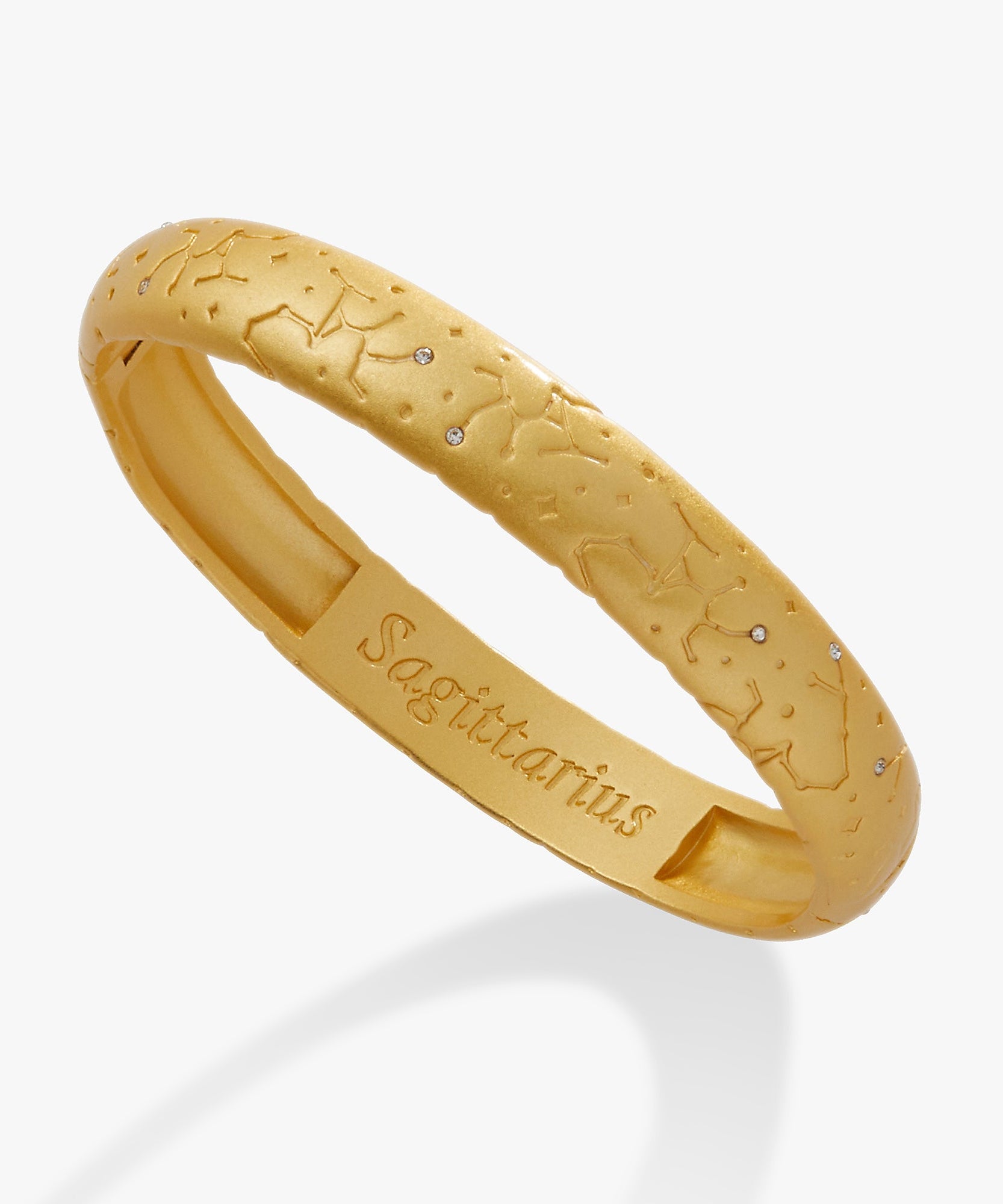 Sagittarius Zodiac Hinge Bangle