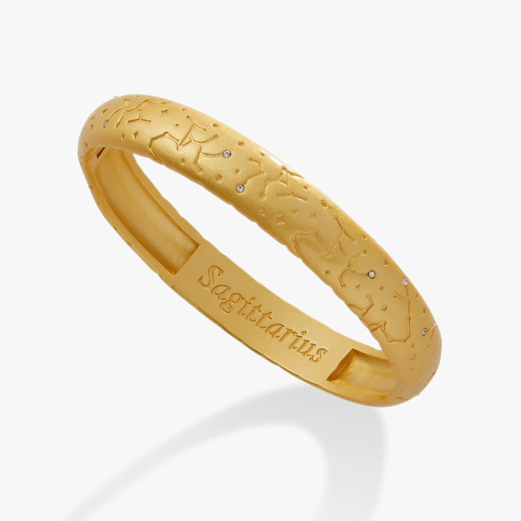 Sagittarius Zodiac Hinge Bangle