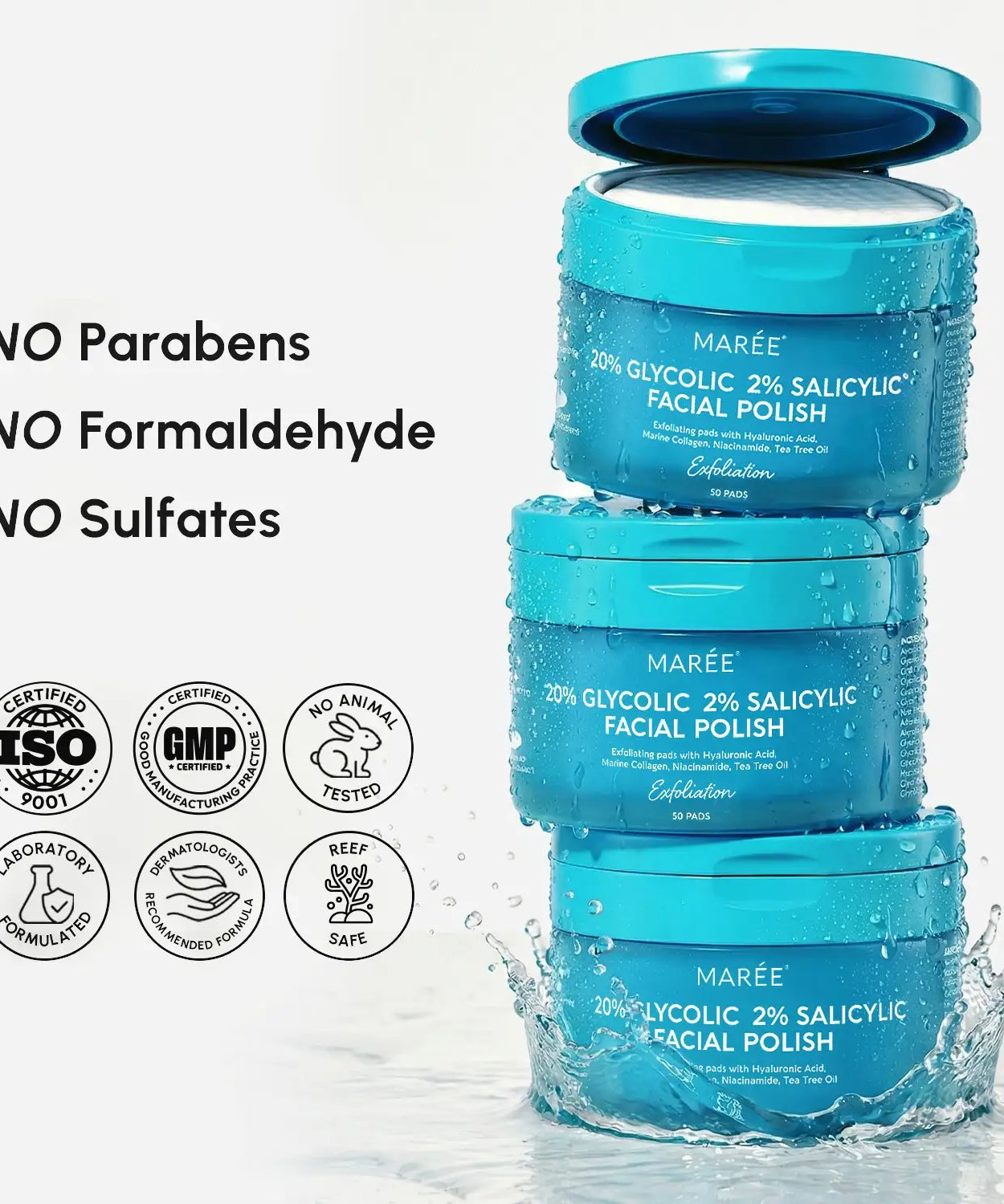 Glycolic & Salicylic Acid Peel Pads