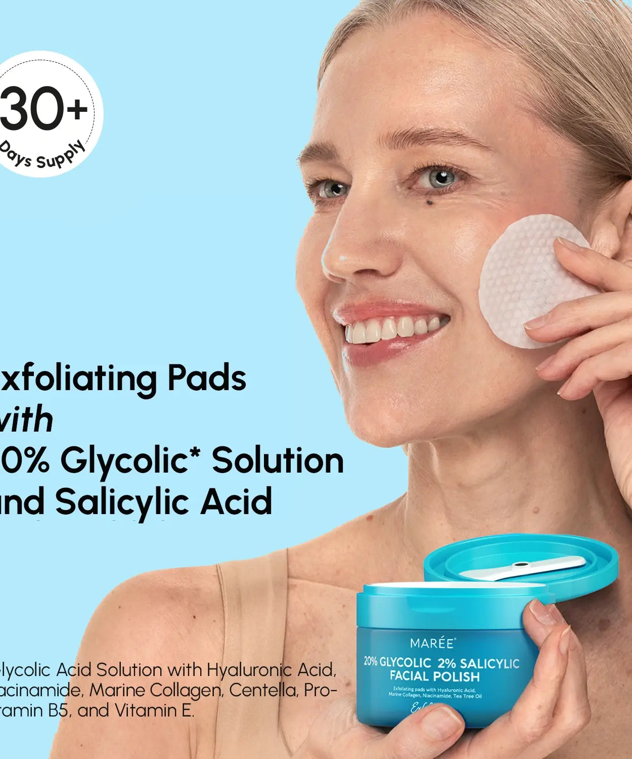 Glycolic & Salicylic Acid Peel Pads